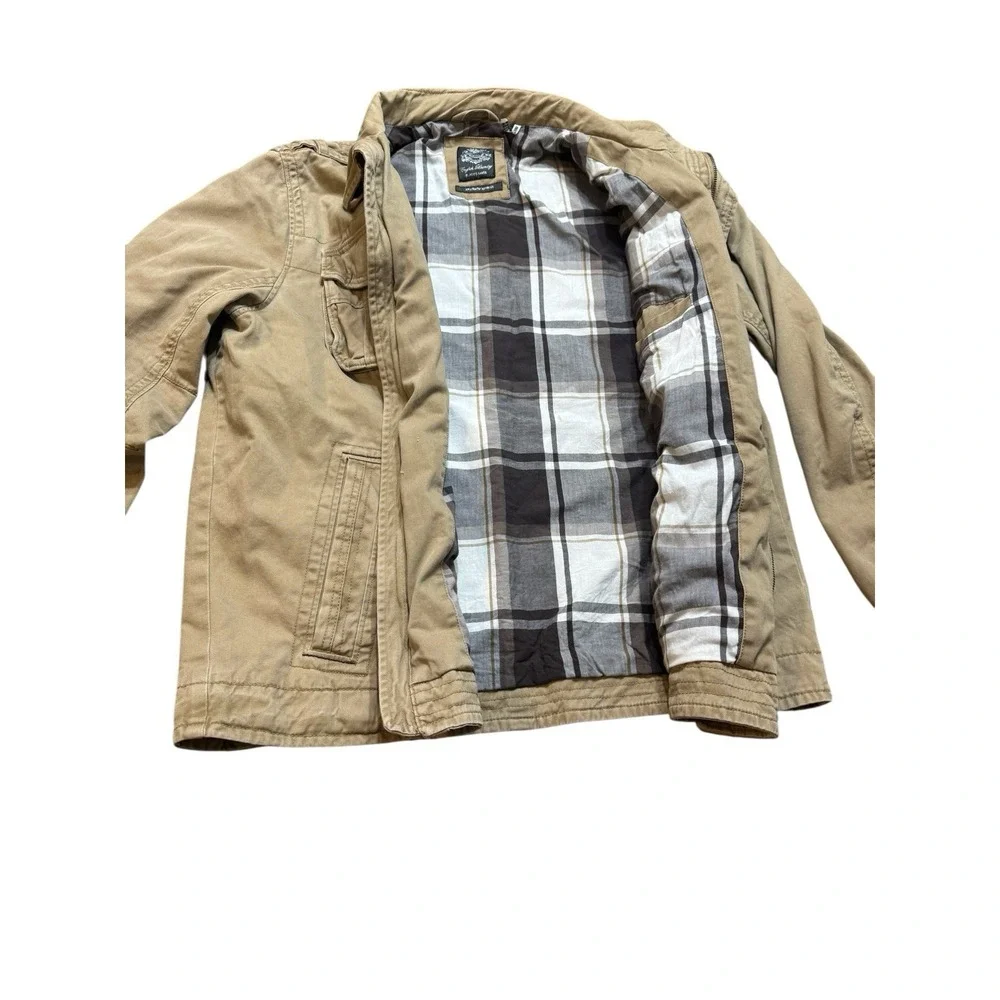 Y2K English Laundry Military CargoField Jacket‎ Gorpcore Barn Chore Coat Xl